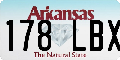 AR license plate 178LBX