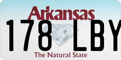 AR license plate 178LBY