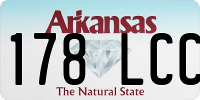 AR license plate 178LCC