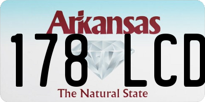 AR license plate 178LCD