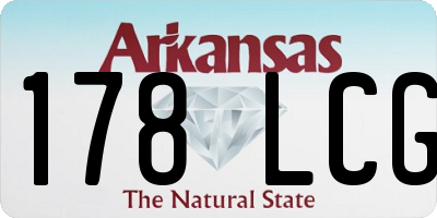 AR license plate 178LCG