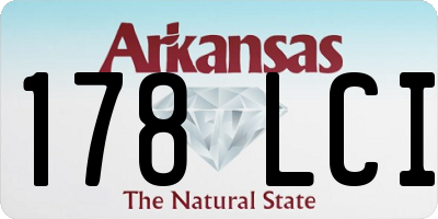 AR license plate 178LCI