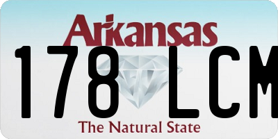 AR license plate 178LCM
