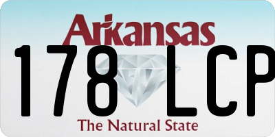 AR license plate 178LCP