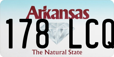 AR license plate 178LCQ