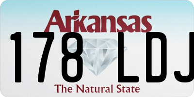 AR license plate 178LDJ