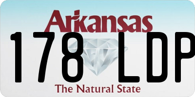 AR license plate 178LDP