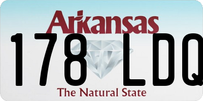 AR license plate 178LDQ