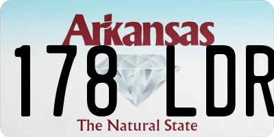 AR license plate 178LDR