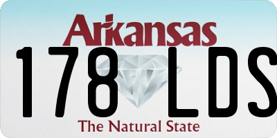AR license plate 178LDS