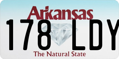 AR license plate 178LDY