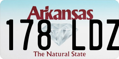 AR license plate 178LDZ