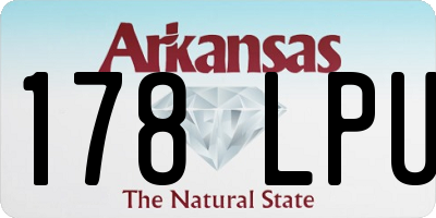AR license plate 178LPU