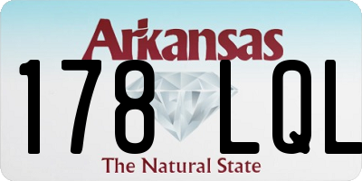 AR license plate 178LQL
