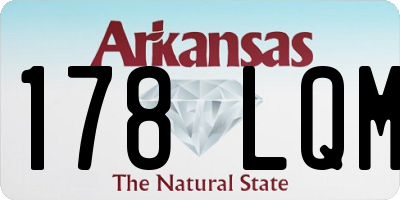 AR license plate 178LQM