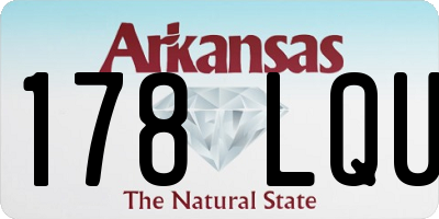 AR license plate 178LQU