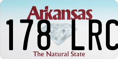 AR license plate 178LRC
