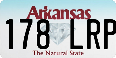 AR license plate 178LRP