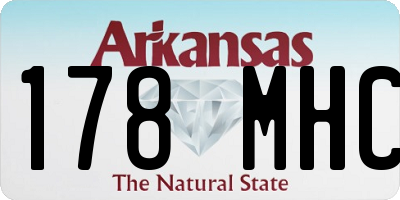 AR license plate 178MHC