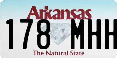 AR license plate 178MHH