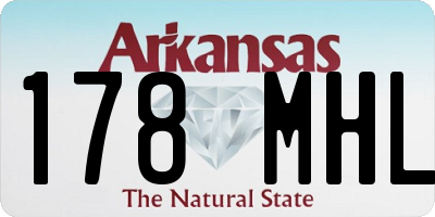 AR license plate 178MHL