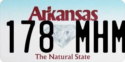 AR license plate 178MHM
