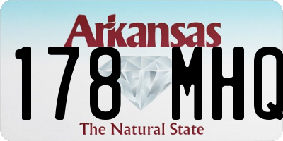 AR license plate 178MHQ