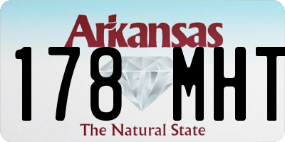AR license plate 178MHT