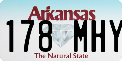 AR license plate 178MHY