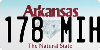 AR license plate 178MIH