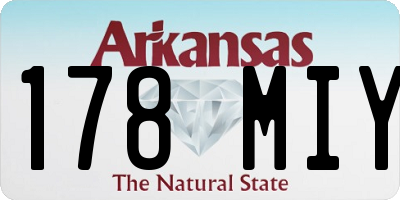 AR license plate 178MIY