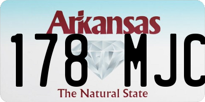 AR license plate 178MJC