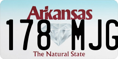 AR license plate 178MJG