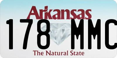 AR license plate 178MMC