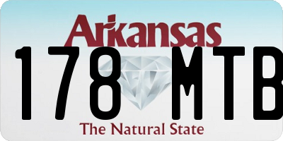 AR license plate 178MTB