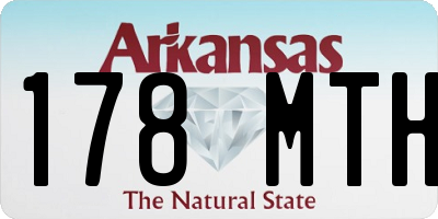 AR license plate 178MTH