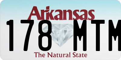 AR license plate 178MTM