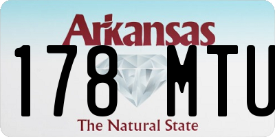 AR license plate 178MTU