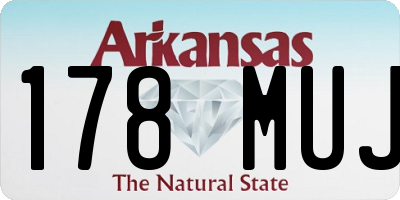 AR license plate 178MUJ