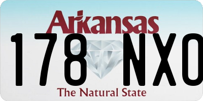 AR license plate 178NXO