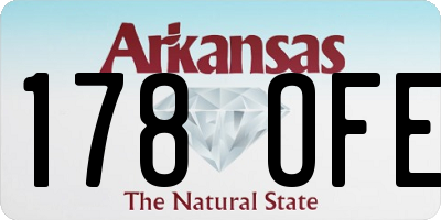 AR license plate 178OFE
