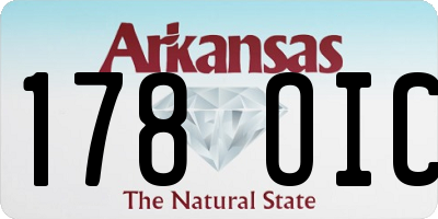 AR license plate 178OIC