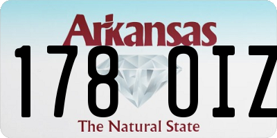 AR license plate 178OIZ