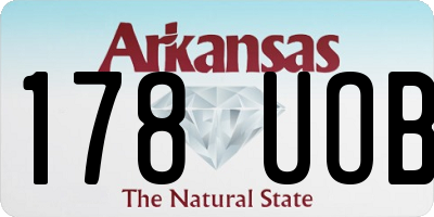 AR license plate 178UOB