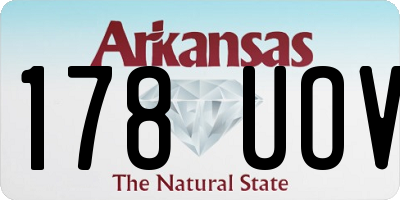 AR license plate 178UOV
