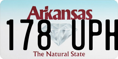 AR license plate 178UPH