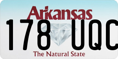 AR license plate 178UQC