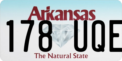 AR license plate 178UQE