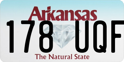 AR license plate 178UQF