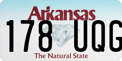 AR license plate 178UQG